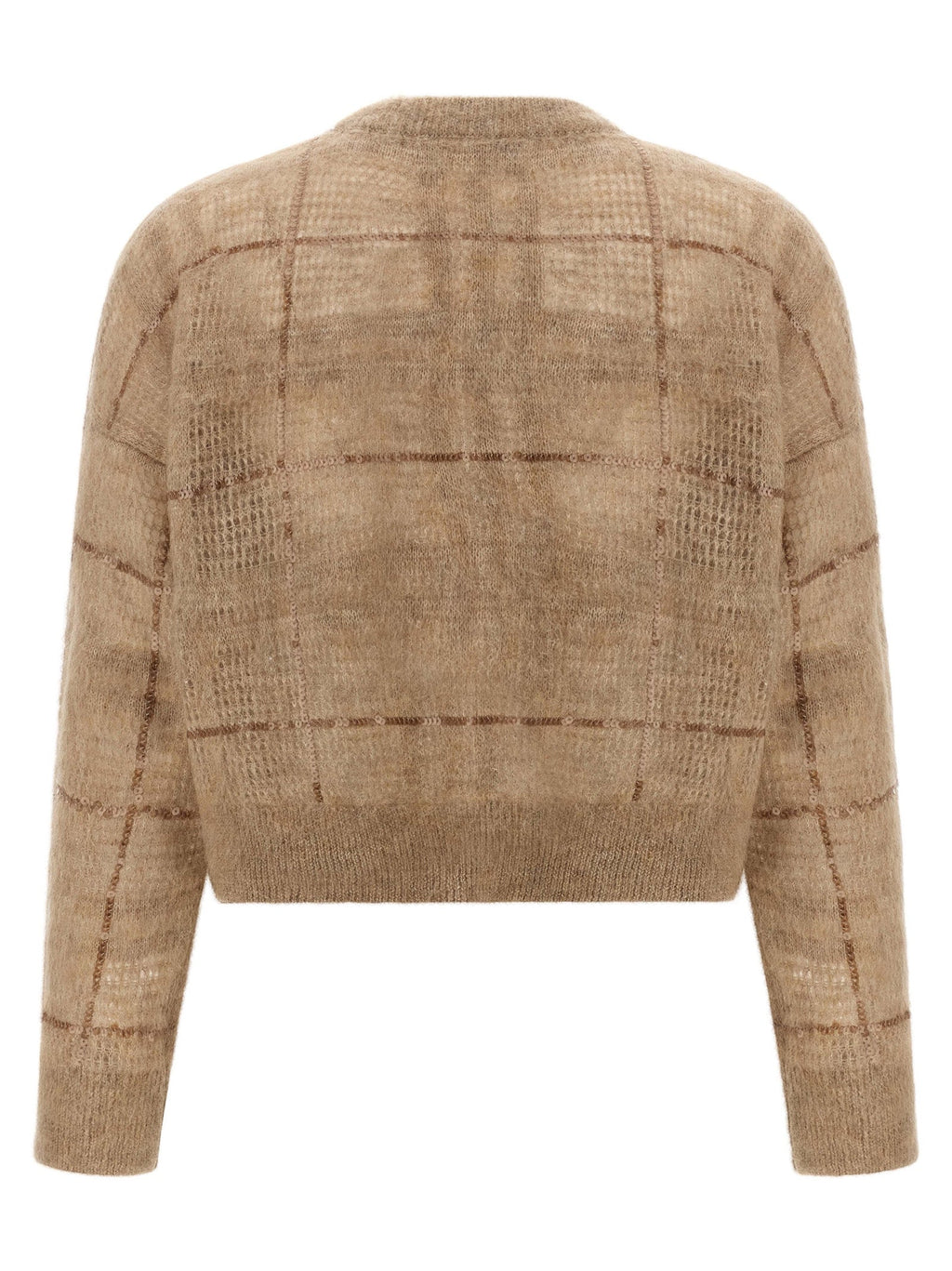 Brunello Cucinelli Beige Wool Cardigan