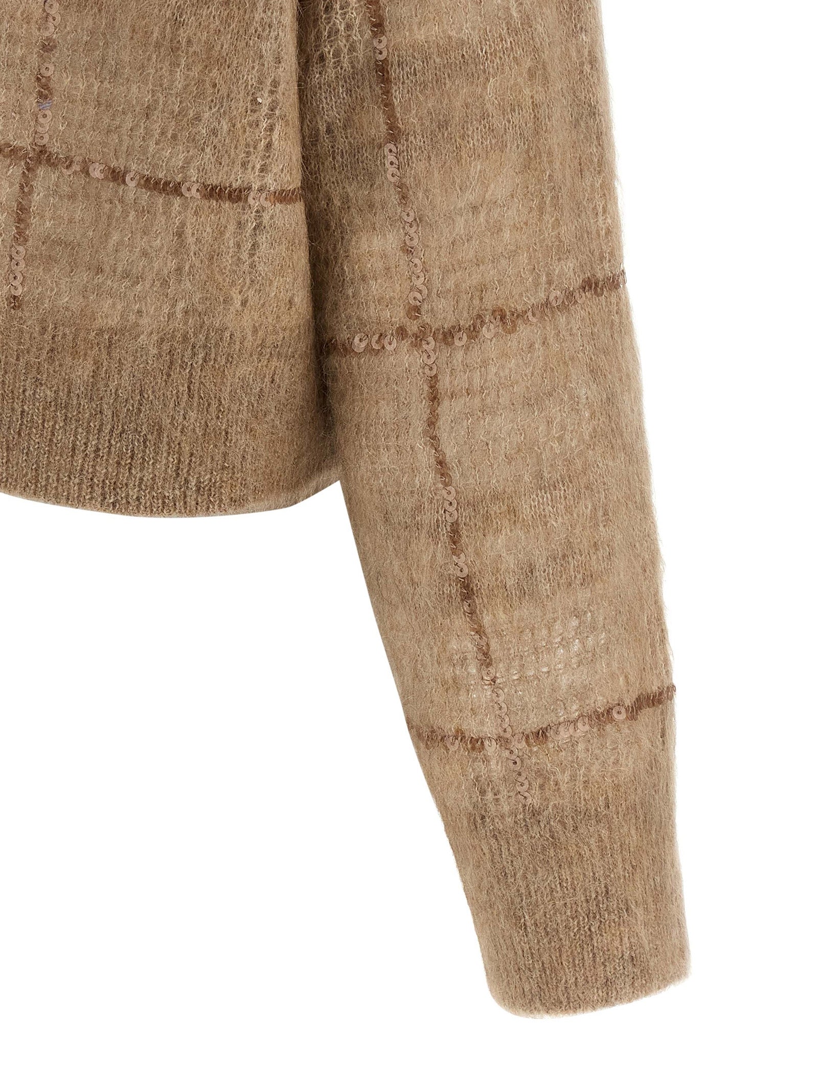 Brunello Cucinelli Beige Wool Cardigan