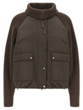 Brunello Cucinelli Brown Cotton Full-Length Jacket Brunello Cucinelli