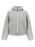 Brunello Cucinelli Gray Cotton Hoodie Brunello Cucinelli