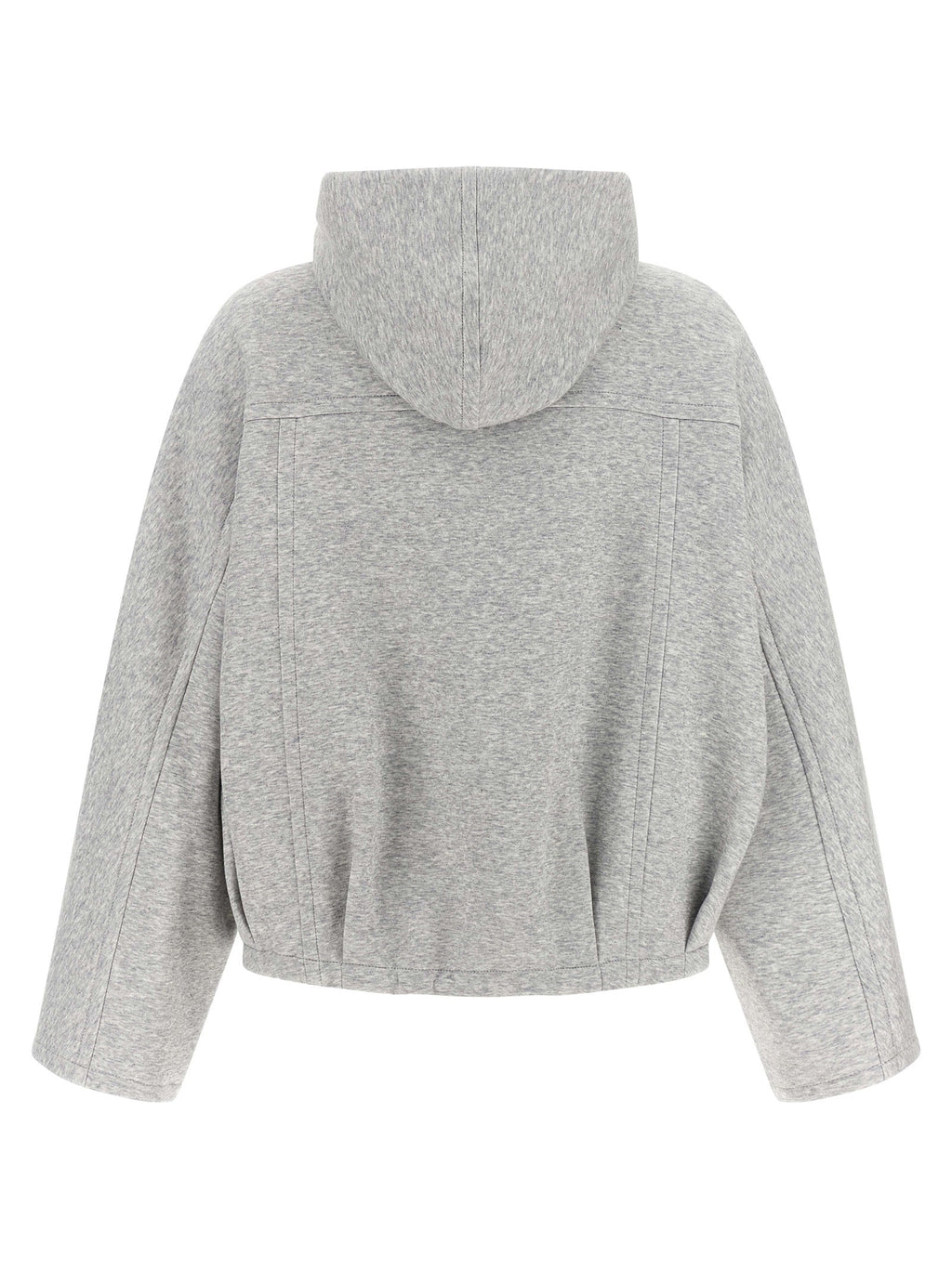 Brunello Cucinelli Gray Cotton Hoodie