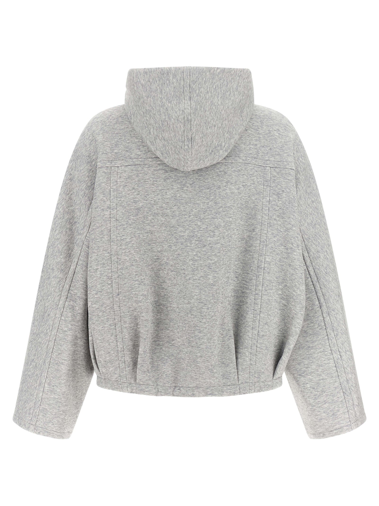Brunello Cucinelli Gray Cotton Hoodie