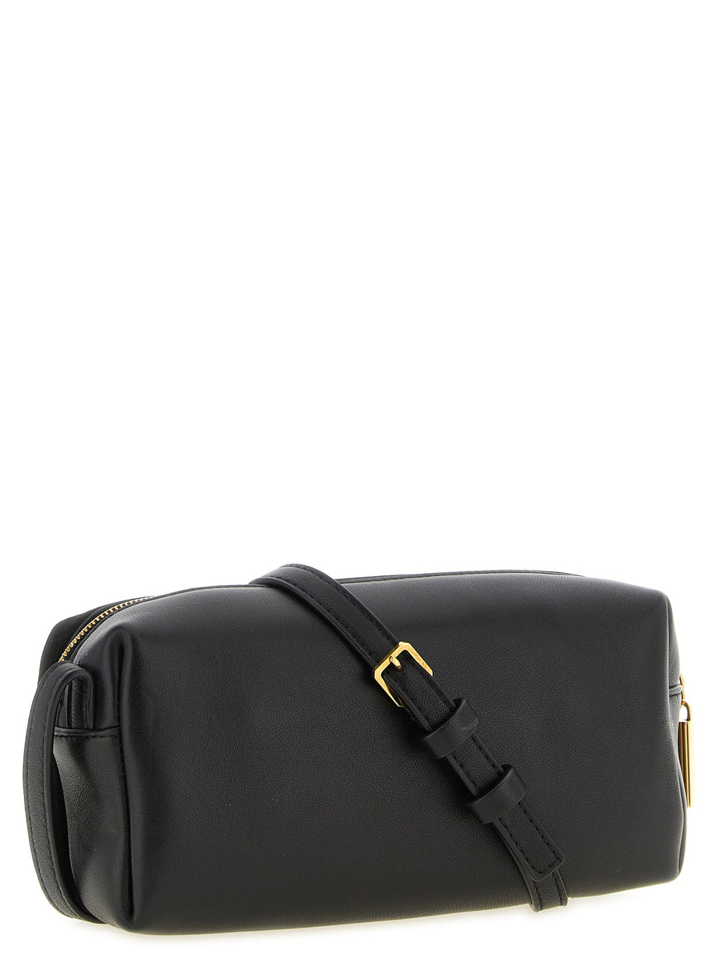 Khaite Black Calfskin Crossbody Bag