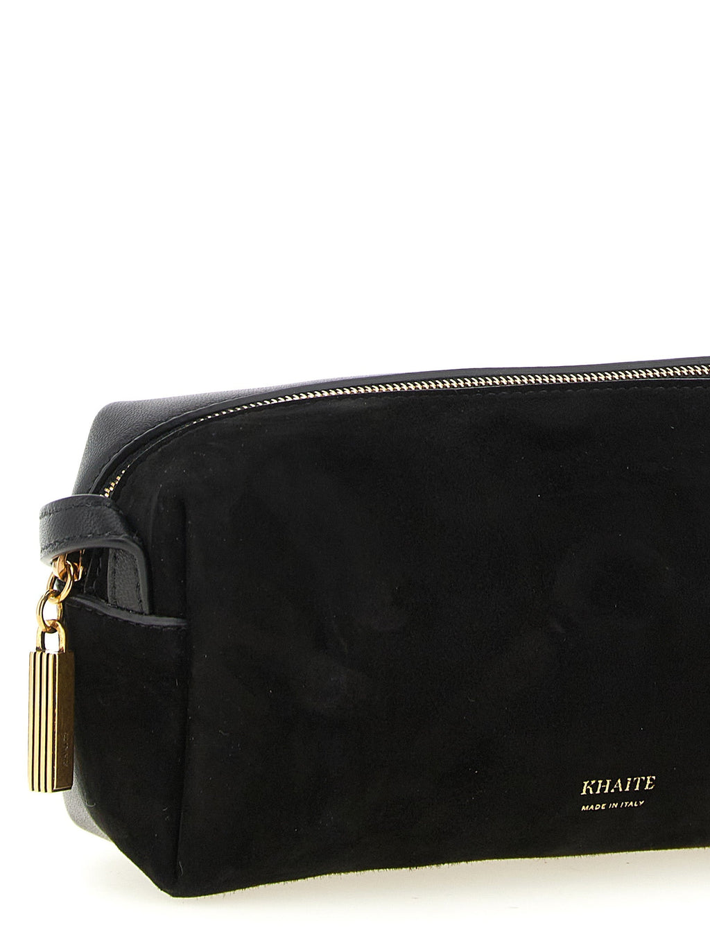 Khaite Black Calfskin Crossbody Bag
