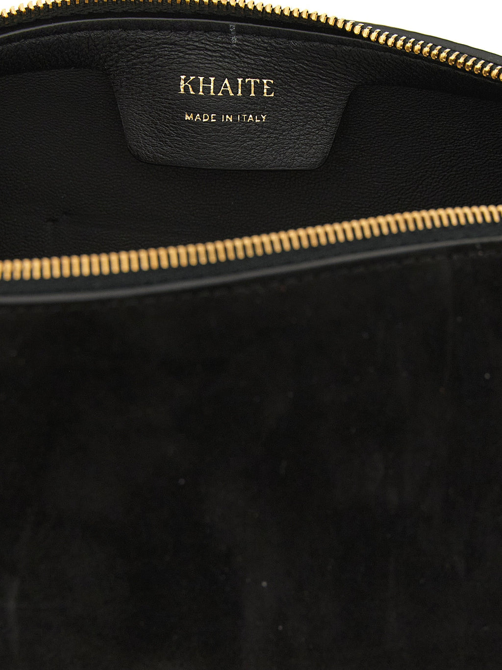 Khaite Black Calfskin Crossbody Bag
