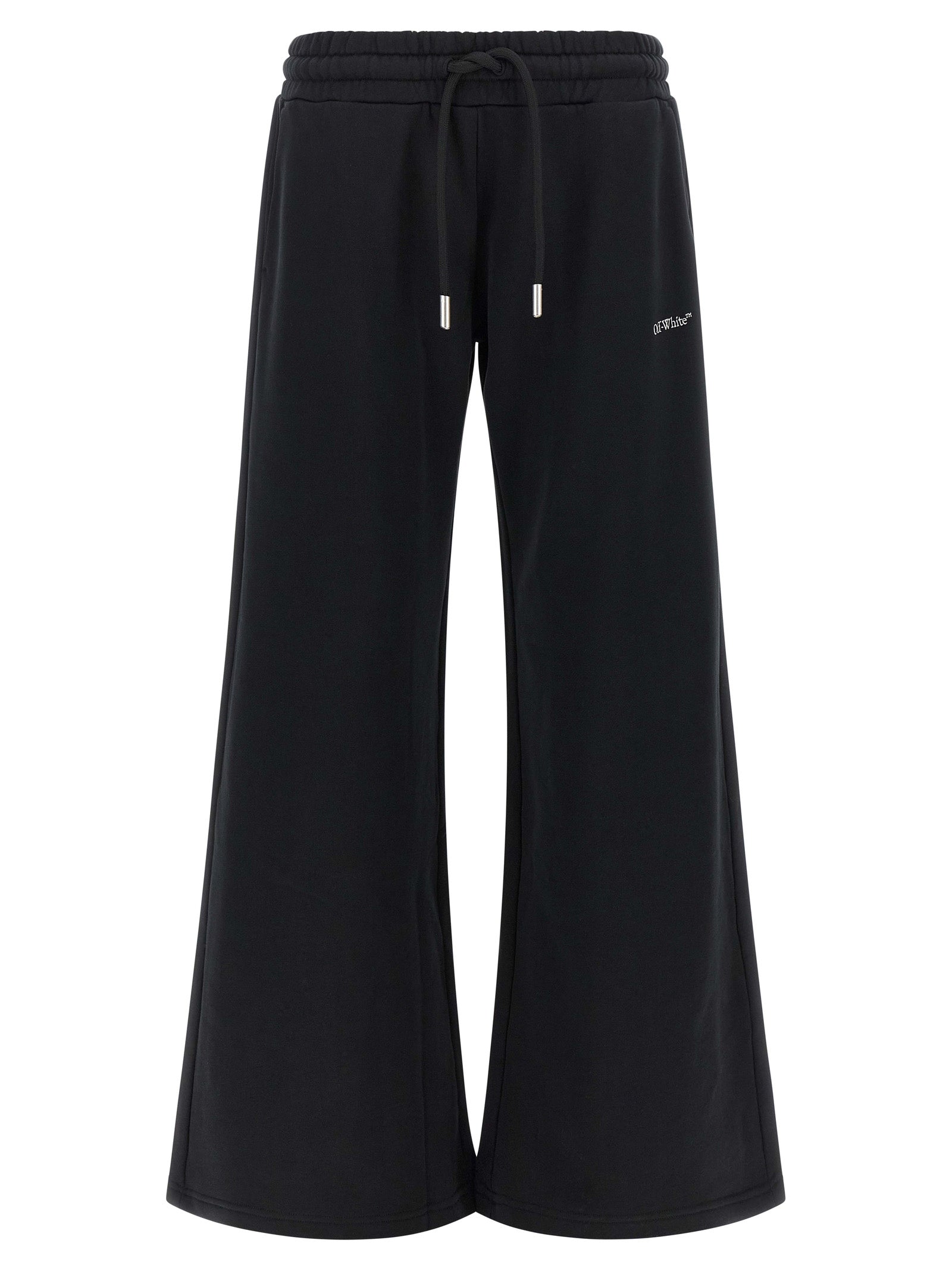 Off-White Black Cotton Joggers (Workout Pants)