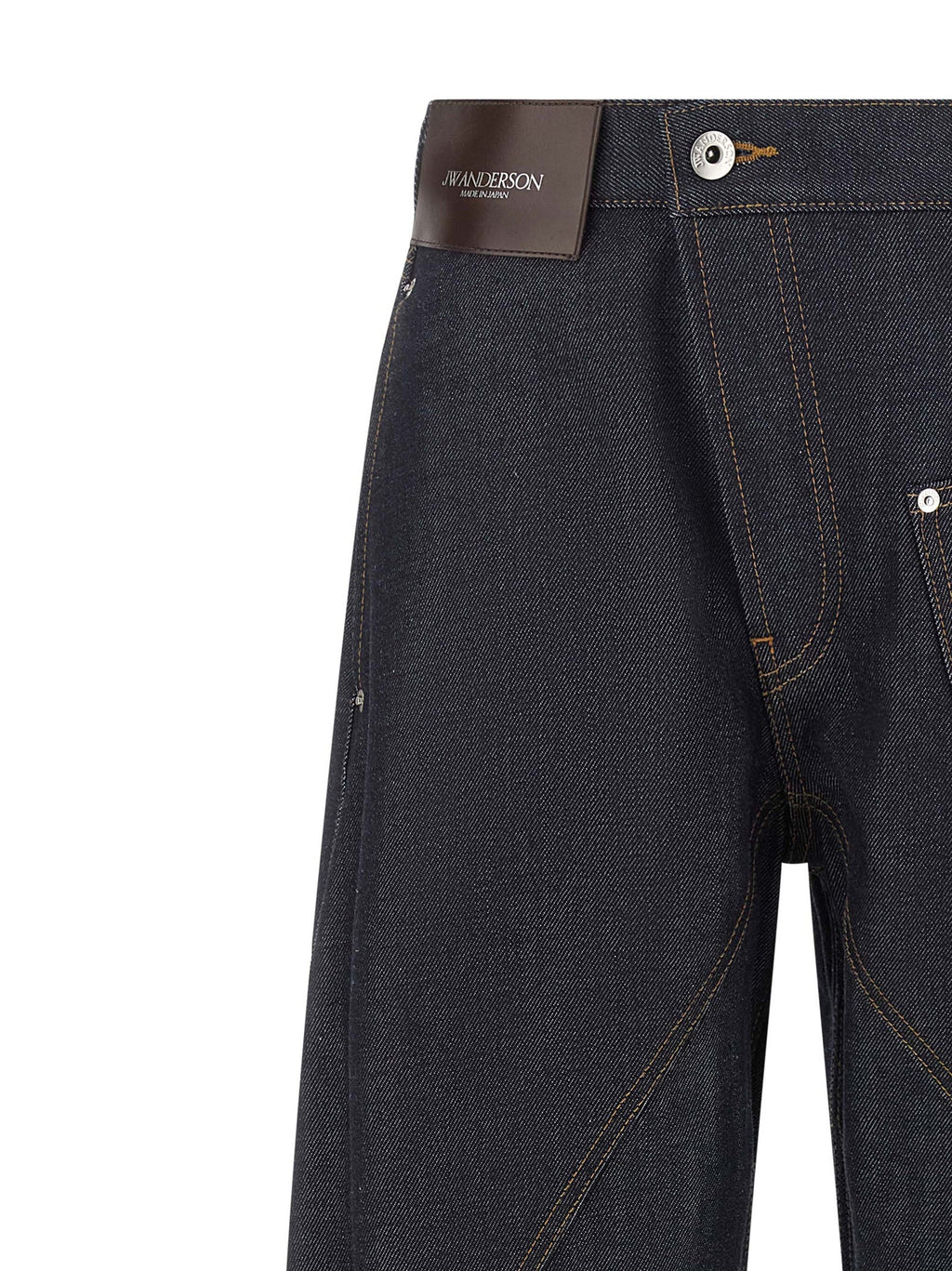 J.W.Anderson Blue Cotton Straight-Leg Jeans