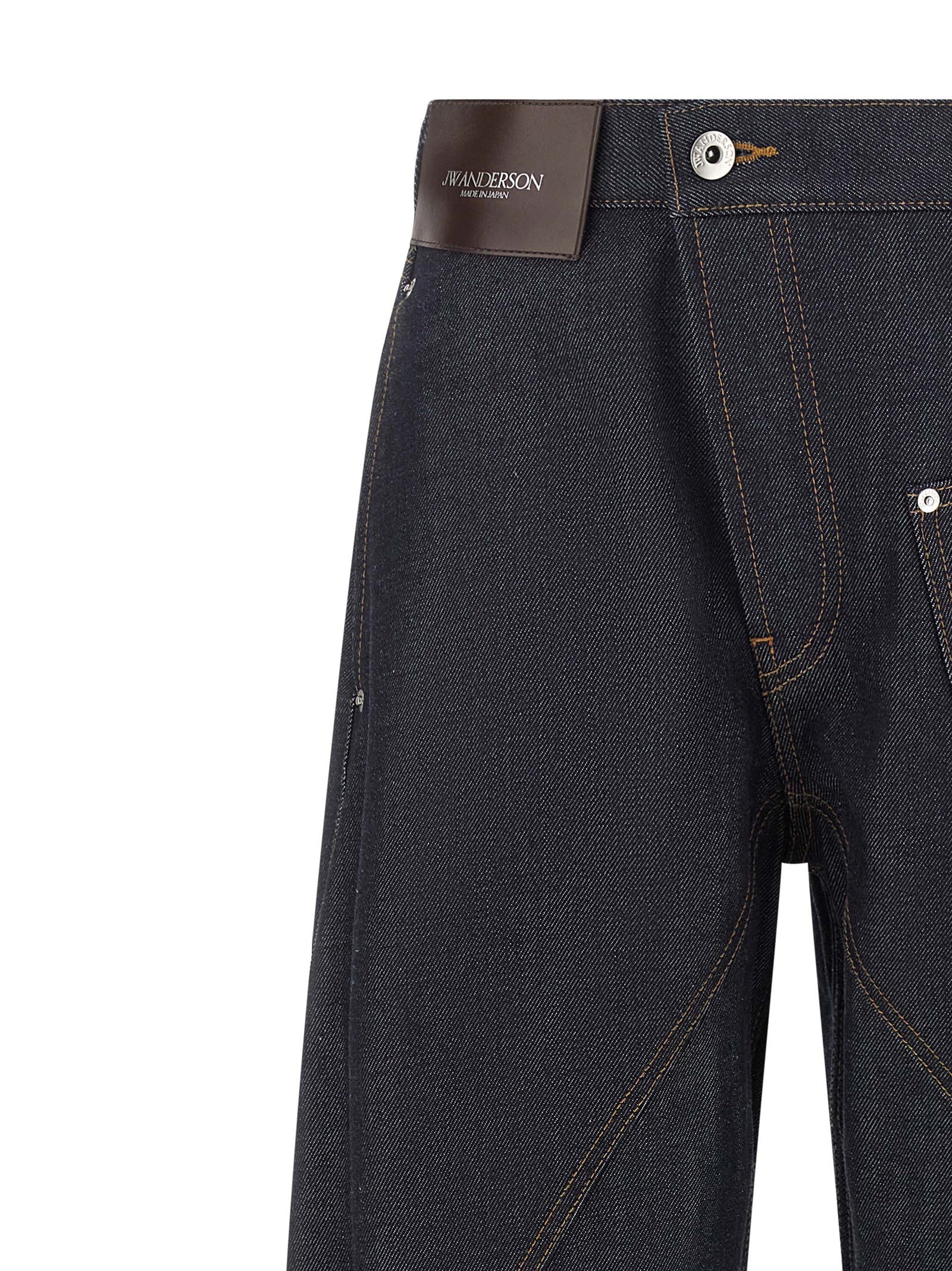 J.W.Anderson Blue Cotton Straight-Leg Jeans