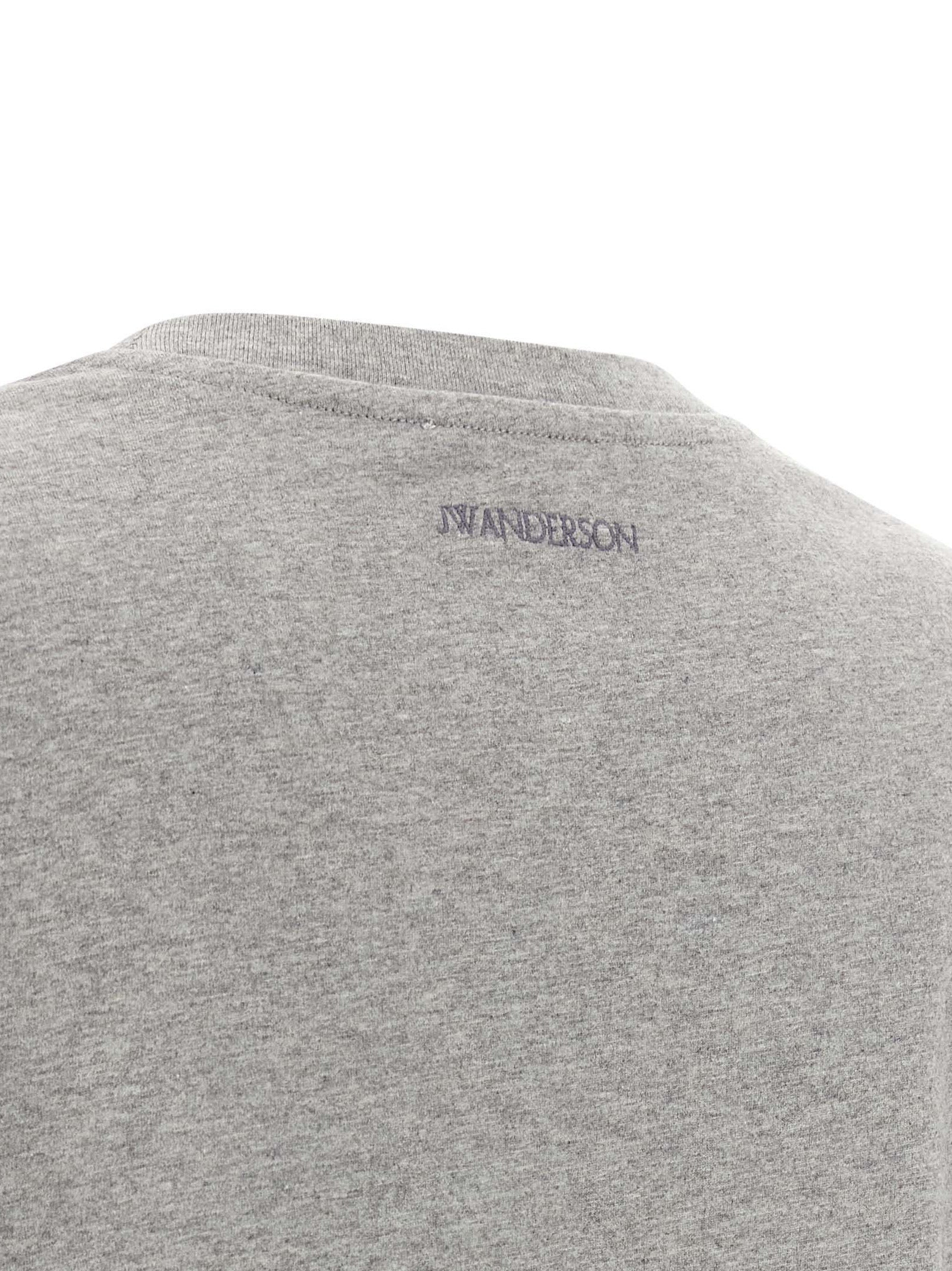 J.W.Anderson Gray Cotton T-Shirt J.W.Anderson