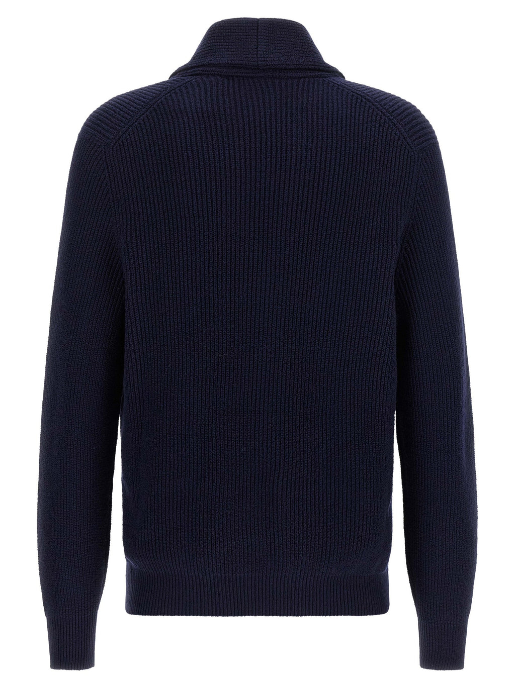 Brunello Cucinelli Blue Cotton Cardigan