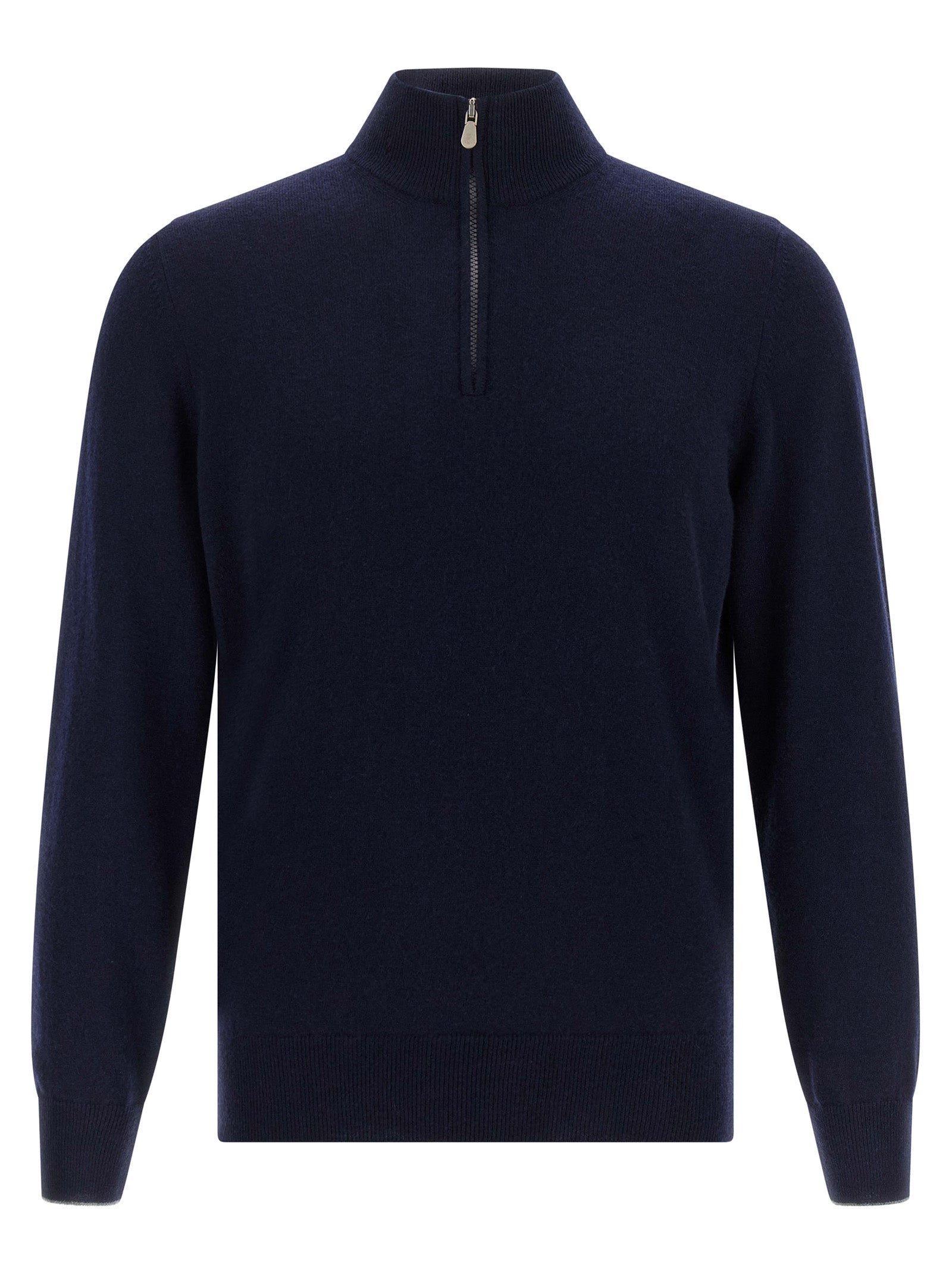 Brunello Cucinelli Blue Cashmere Cardigan