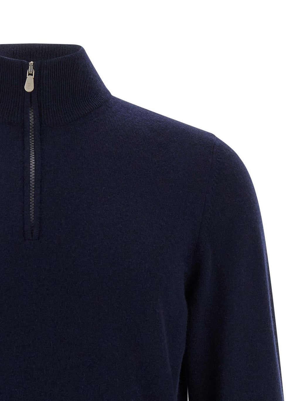 Brunello Cucinelli Blue Cashmere Cardigan