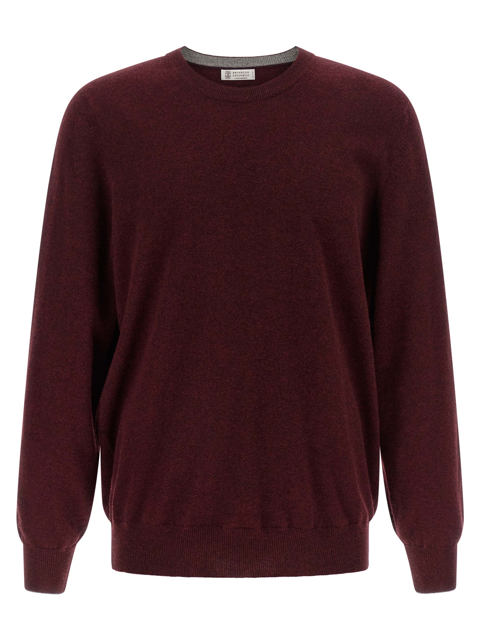 Brunello Cucinelli Bordeaux Cashmere Cardigan Brunello Cucinelli