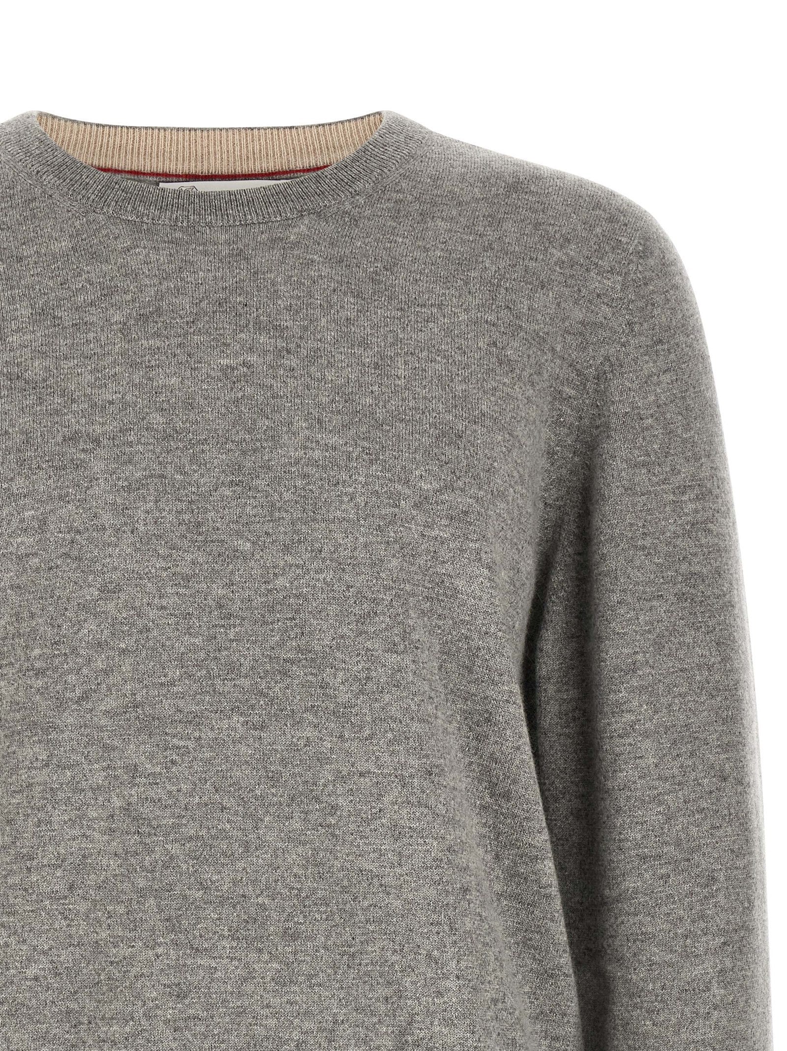 Brunello Cucinelli Gray Cashmere Cardigan