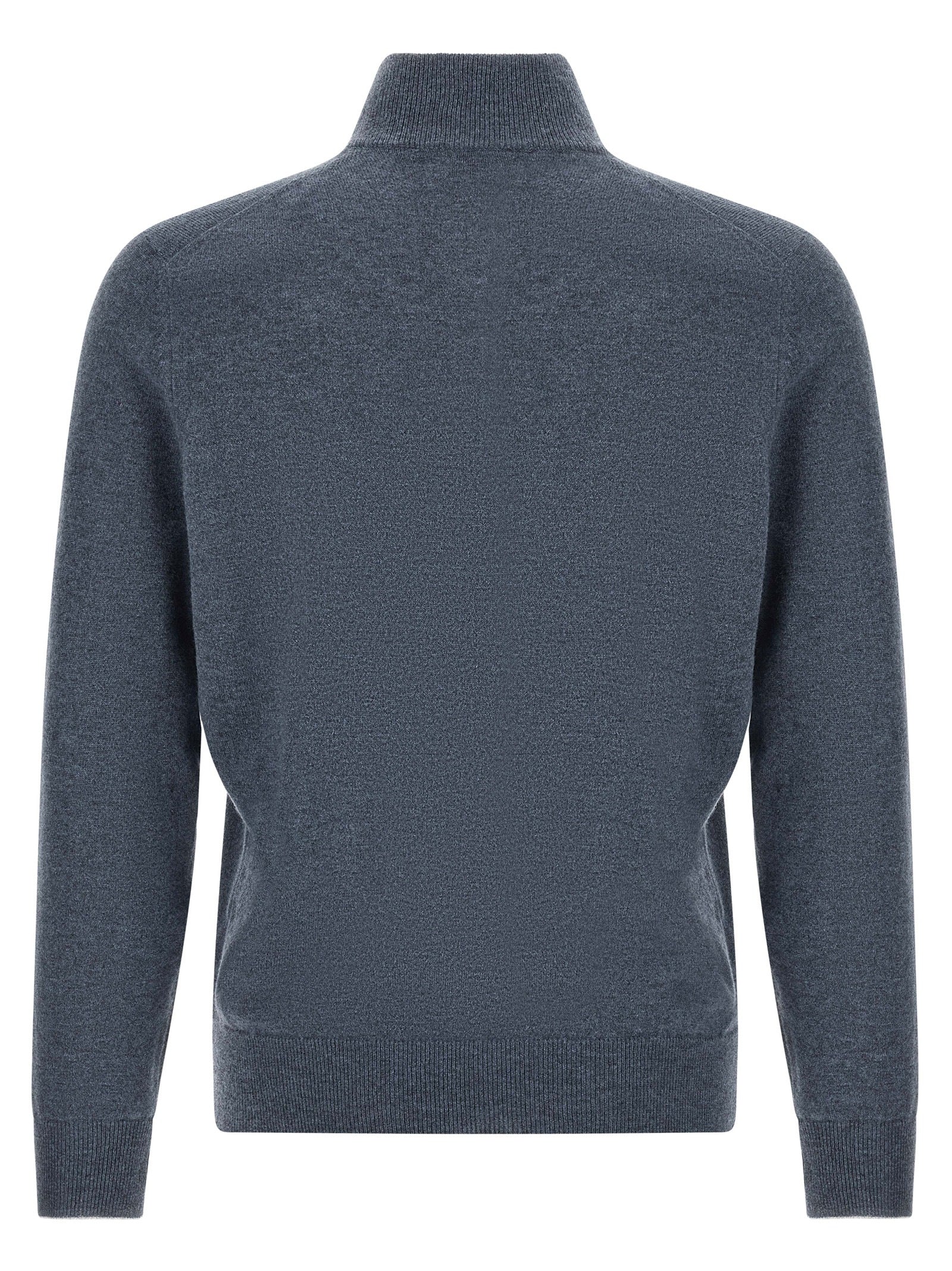Brunello Cucinelli Blue Cashmere Cardigan Brunello Cucinelli