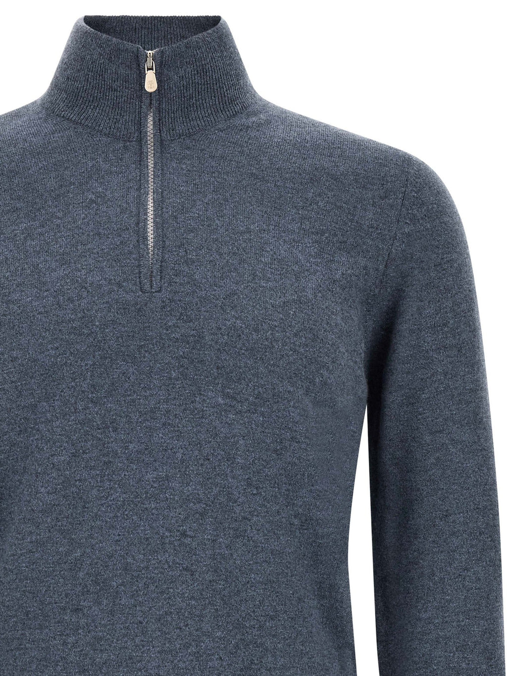 Brunello Cucinelli Blue Cashmere Cardigan Brunello Cucinelli