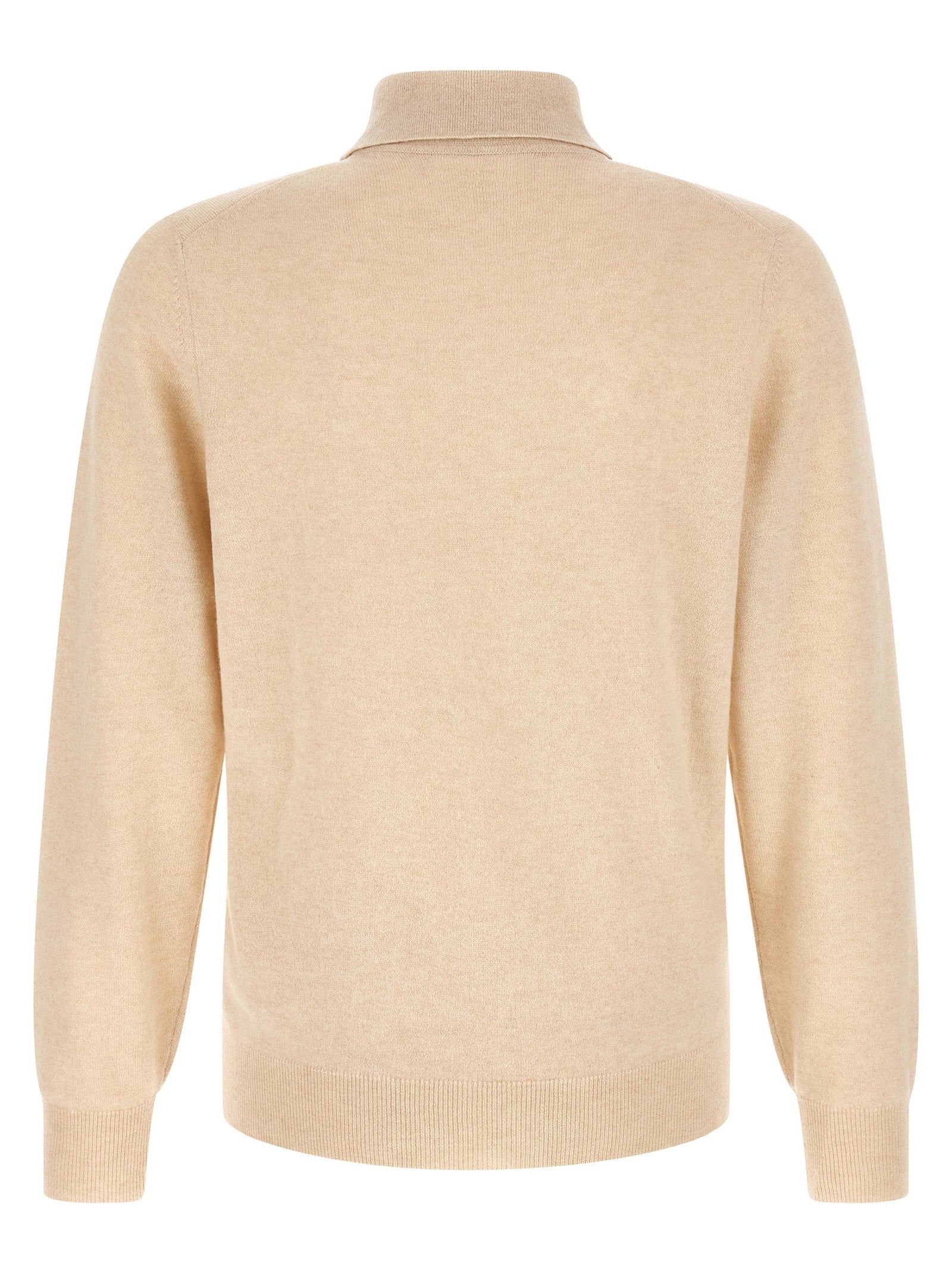 Brunello Cucinelli Beige Cashmere Polo Shirt Brunello Cucinelli