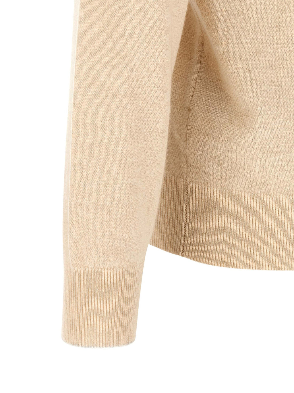 Brunello Cucinelli Beige Cashmere Polo Shirt Brunello Cucinelli