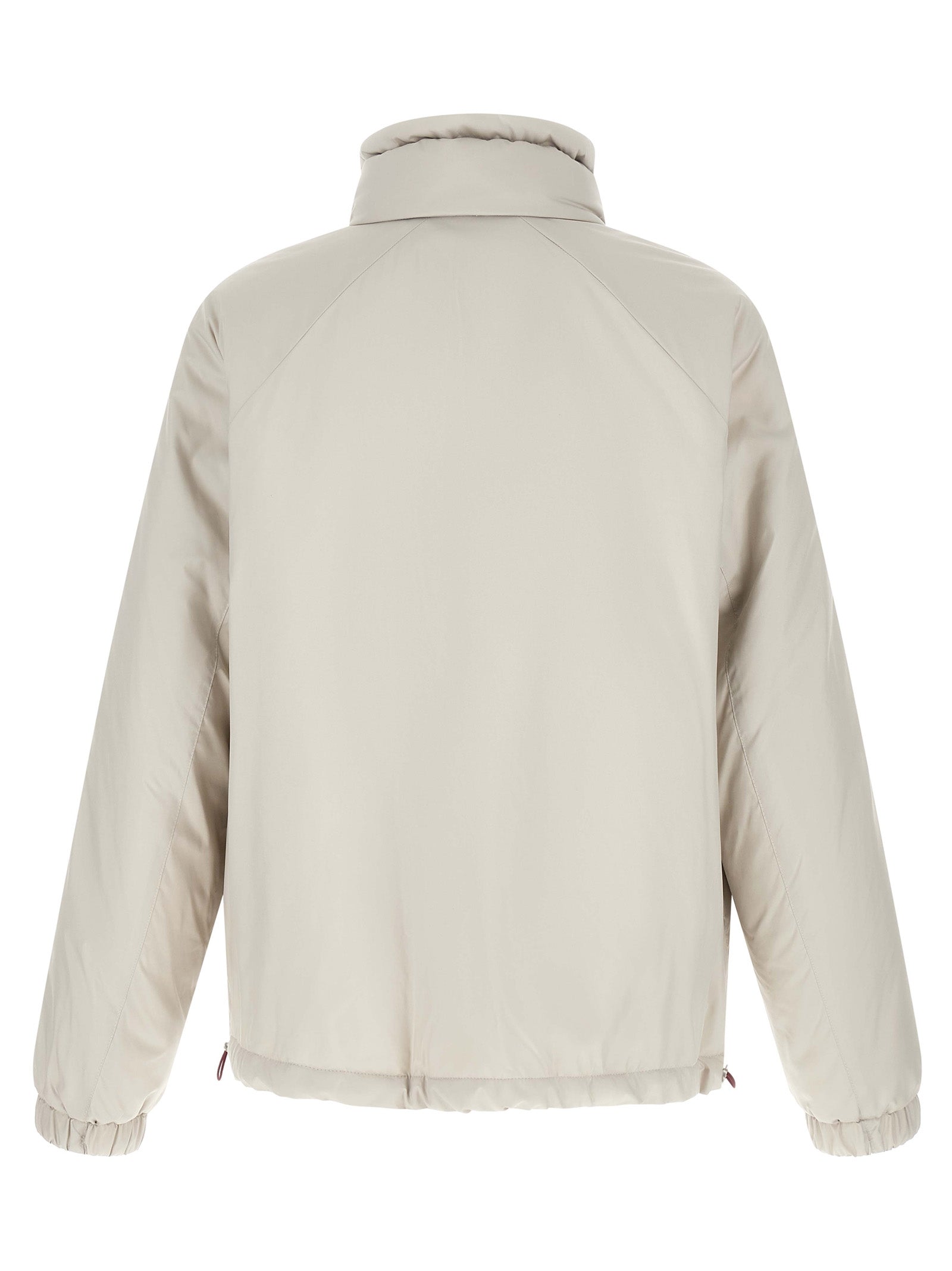 Brunello Cucinelli White Polyester Shell Jacket