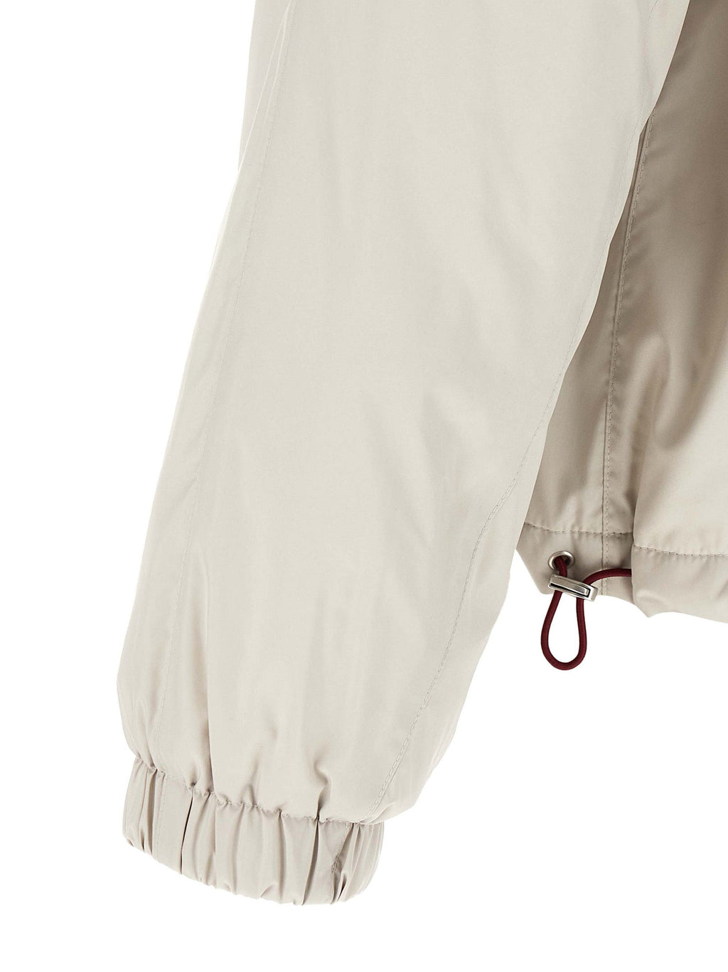 Brunello Cucinelli White Polyester Shell Jacket