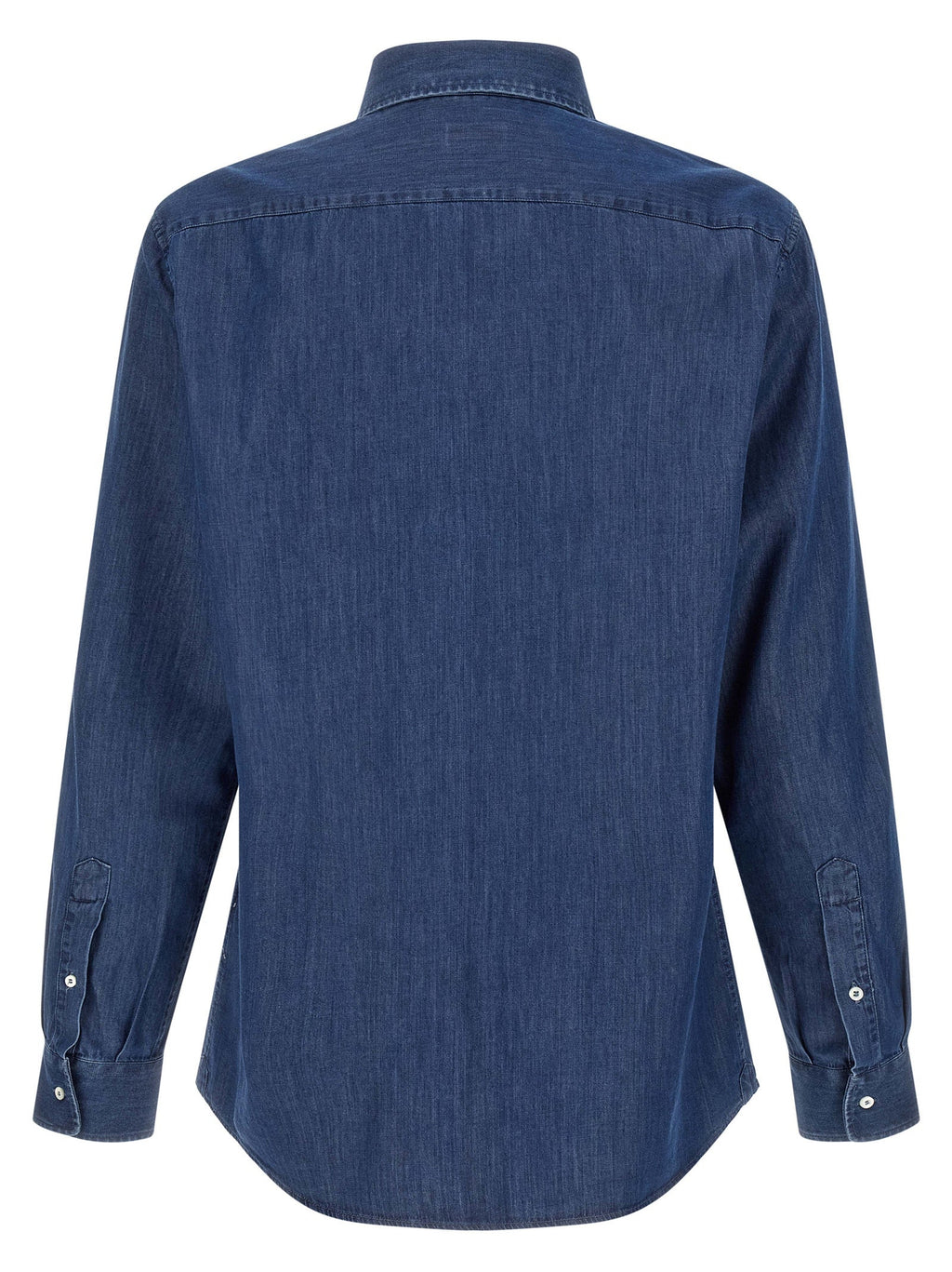Brunello Cucinelli Blue Cotton Blouse