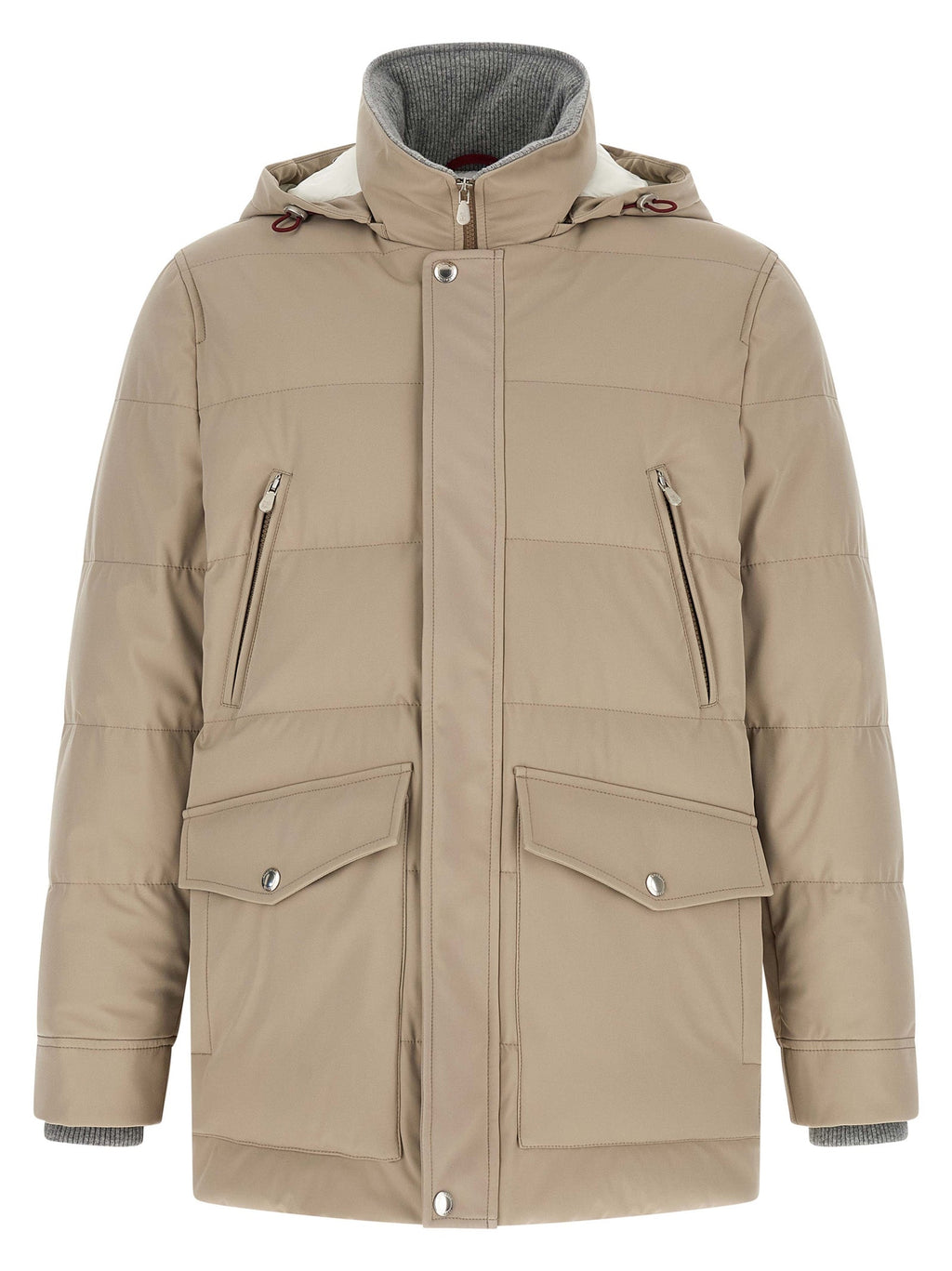 Brunello Cucinelli Beige Polyamide Parka