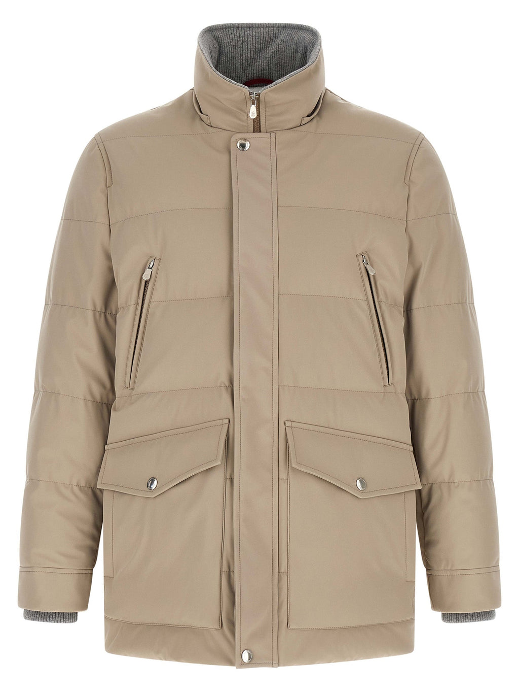 Brunello Cucinelli Beige Polyamide Parka