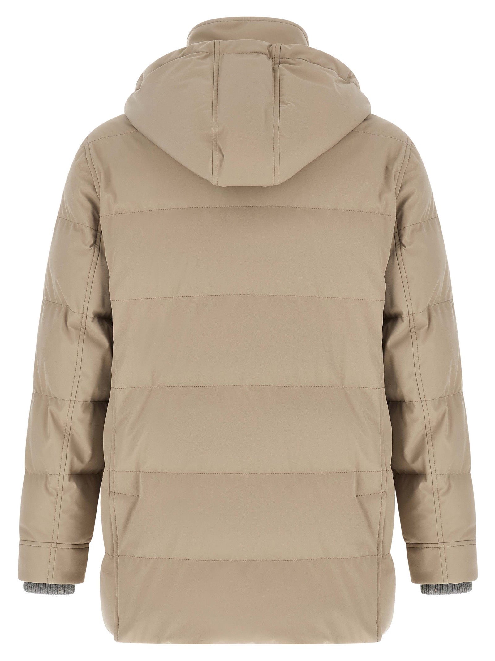 Brunello Cucinelli Beige Polyamide Parka