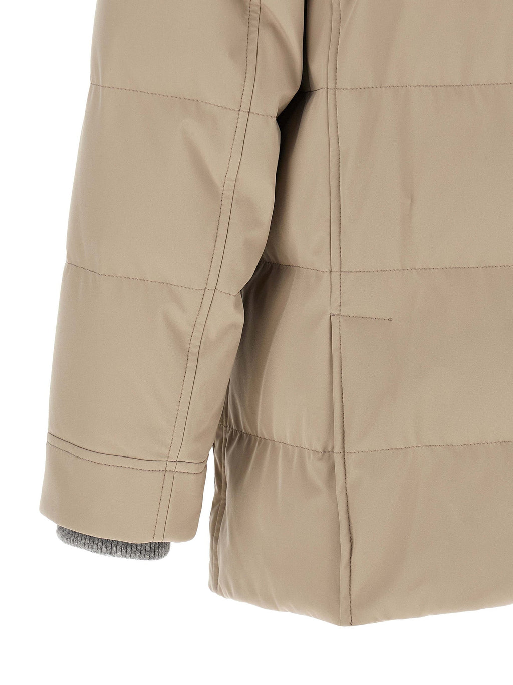 Brunello Cucinelli Beige Polyamide Parka
