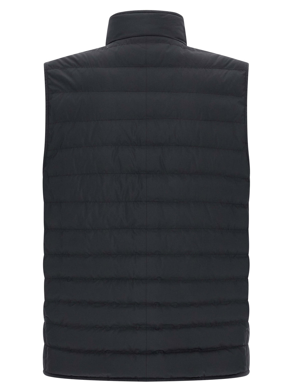 Brunello Cucinelli Blue Polyester Sleeveless Jacket