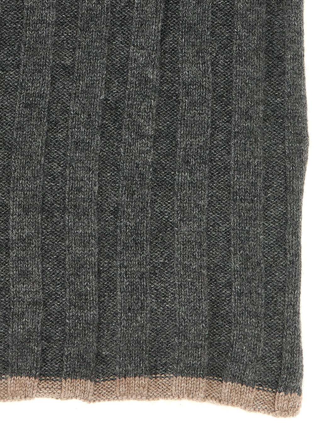 Brunello Cucinelli Gray Cashmere Scarf