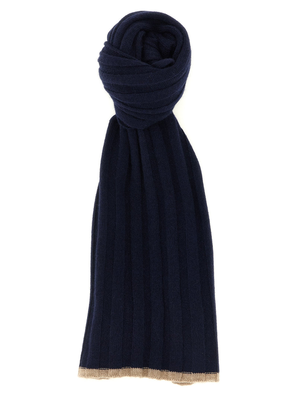 Brunello Cucinelli Blue Cashmere Scarf