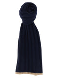 Brunello Cucinelli Blue Cashmere Scarf