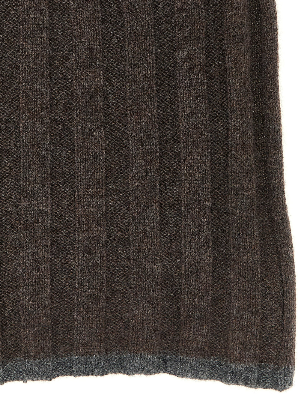 Brunello Cucinelli Brown Cashmere Scarf