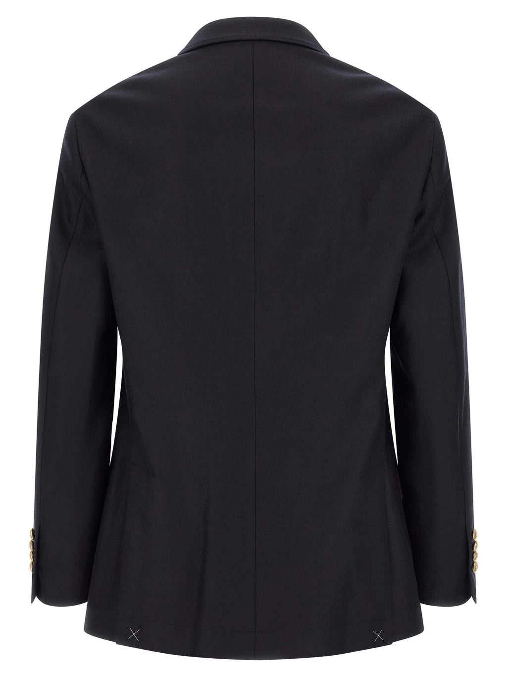 Brunello Cucinelli Blue Virgin Wool Blazer Brunello Cucinelli