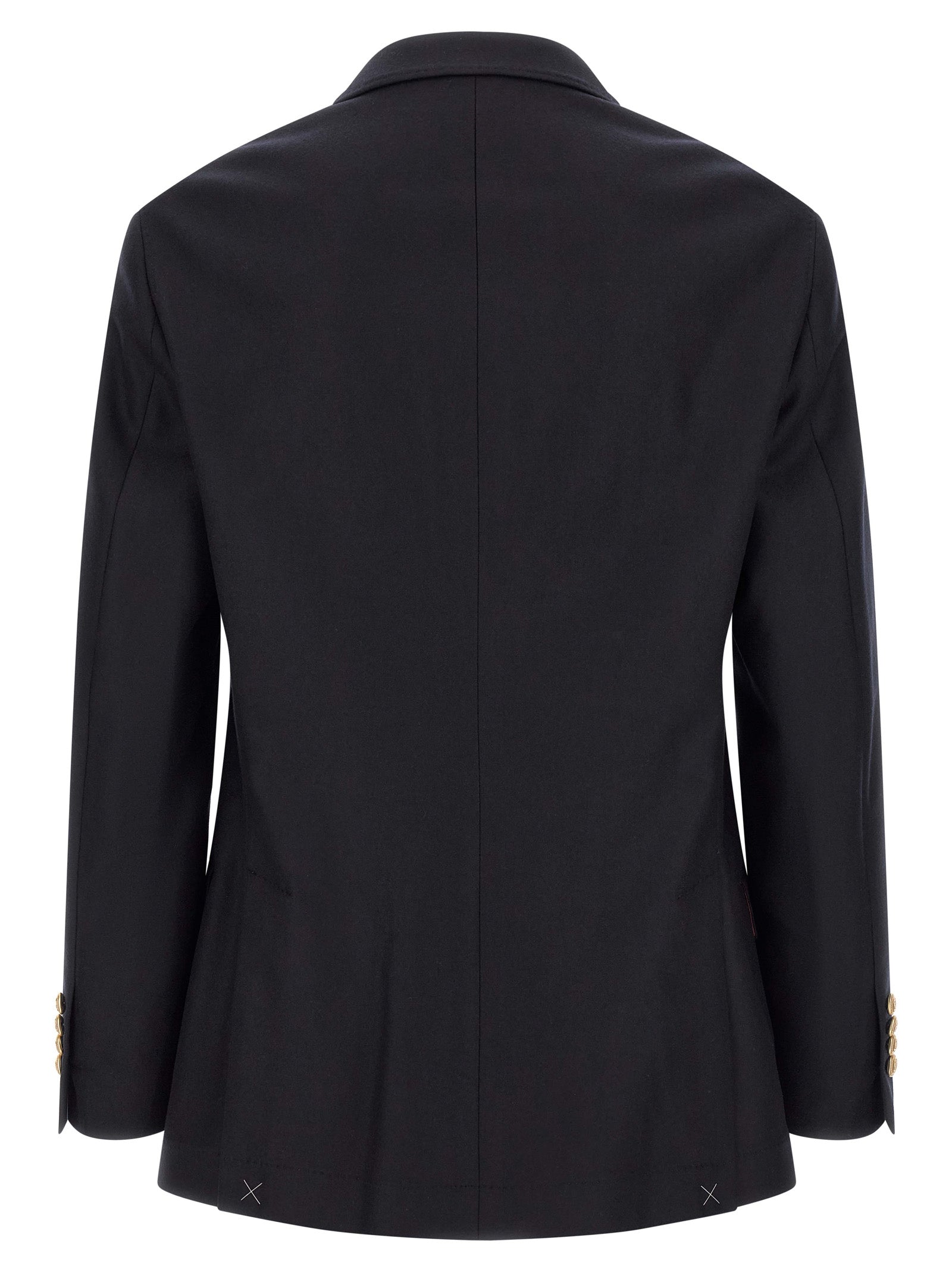 Brunello Cucinelli Blue Virgin Wool Blazer Brunello Cucinelli