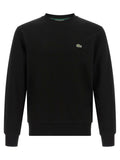 Lacoste Black Cotton Sweatshirt