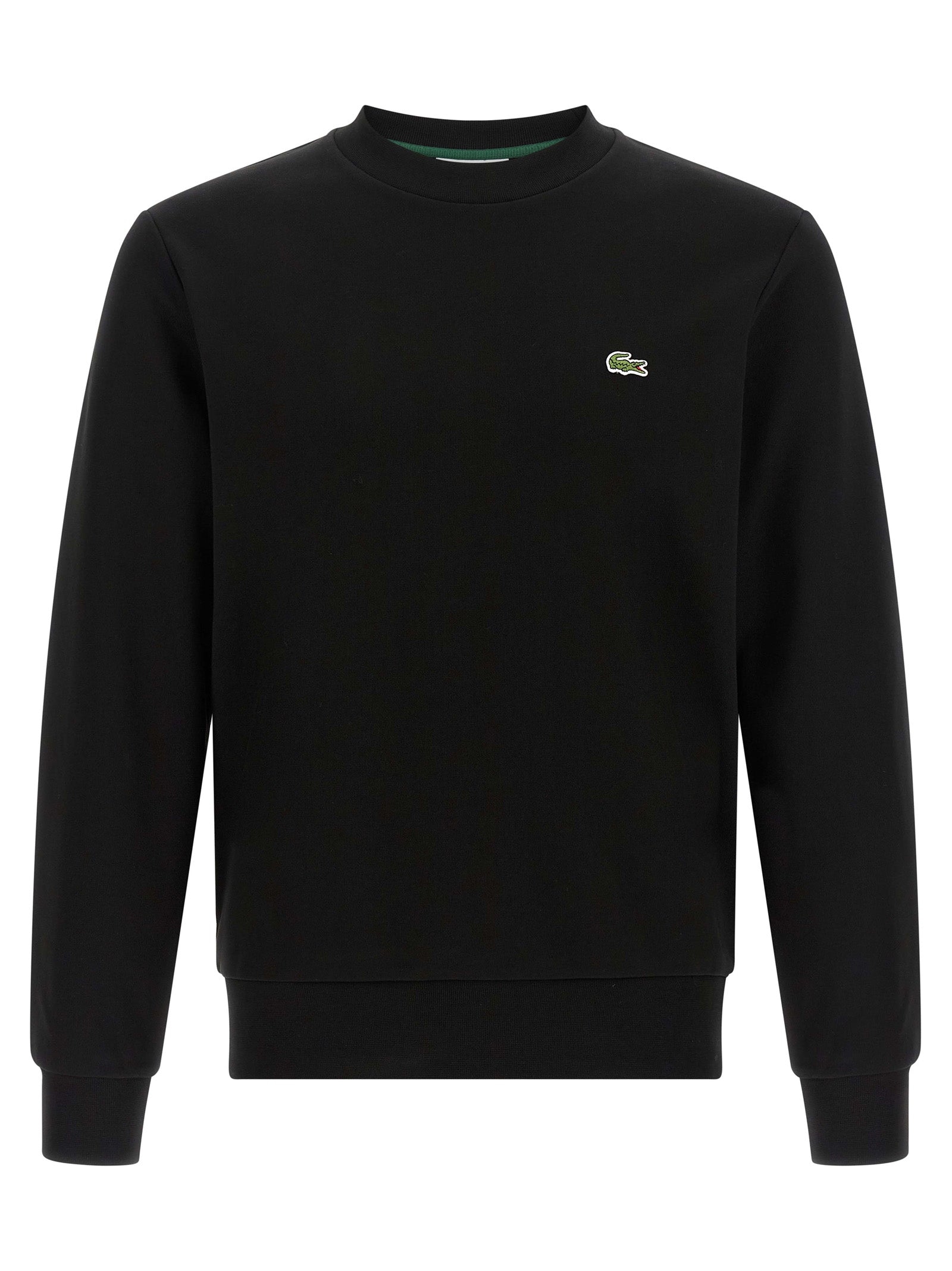 Lacoste Black Cotton Sweatshirt