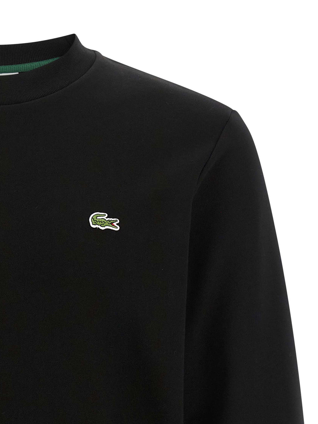 Lacoste Black Cotton Sweatshirt