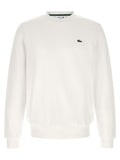 Lacoste White Cotton Sweatshirt