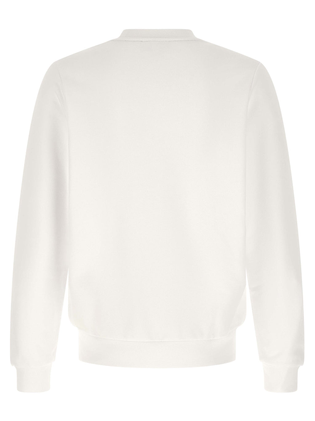 Lacoste White Cotton Sweatshirt
