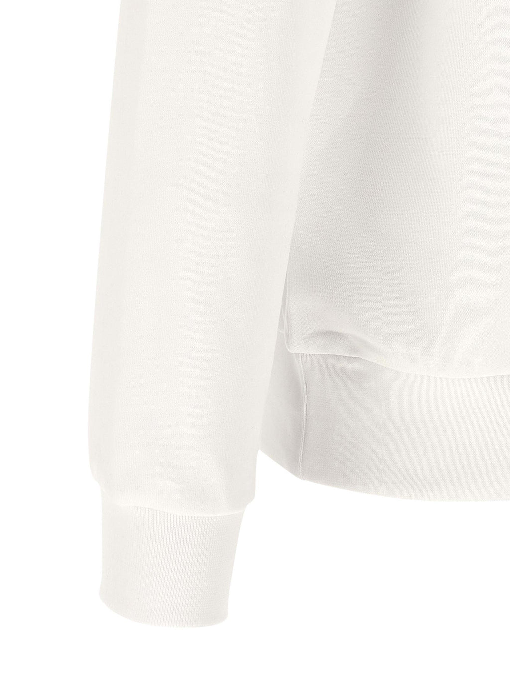 Lacoste White Cotton Sweatshirt