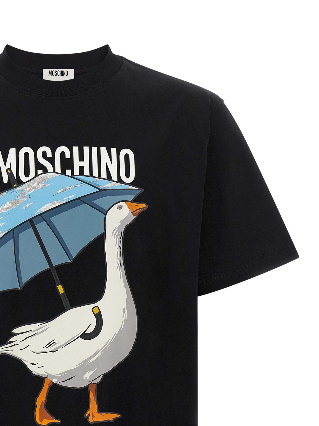 Moschino Black Cotton T-Shirt