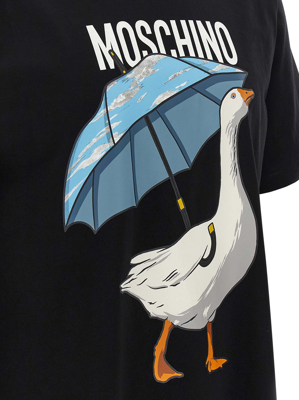 Moschino Black Cotton T-Shirt