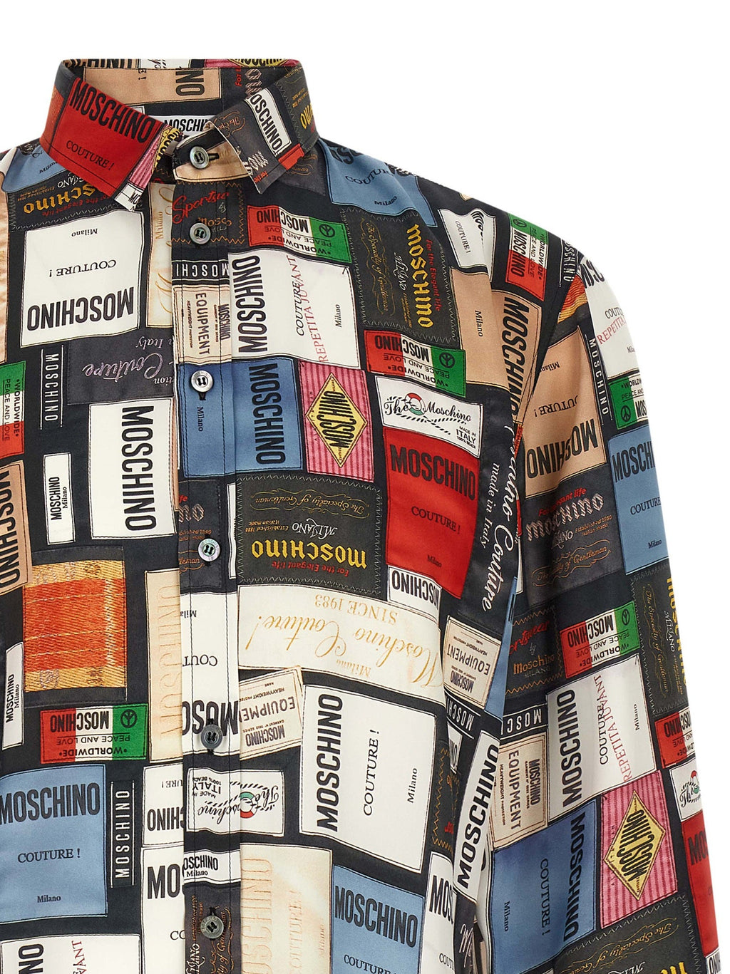 Moschino Multicolor Silk Blouse