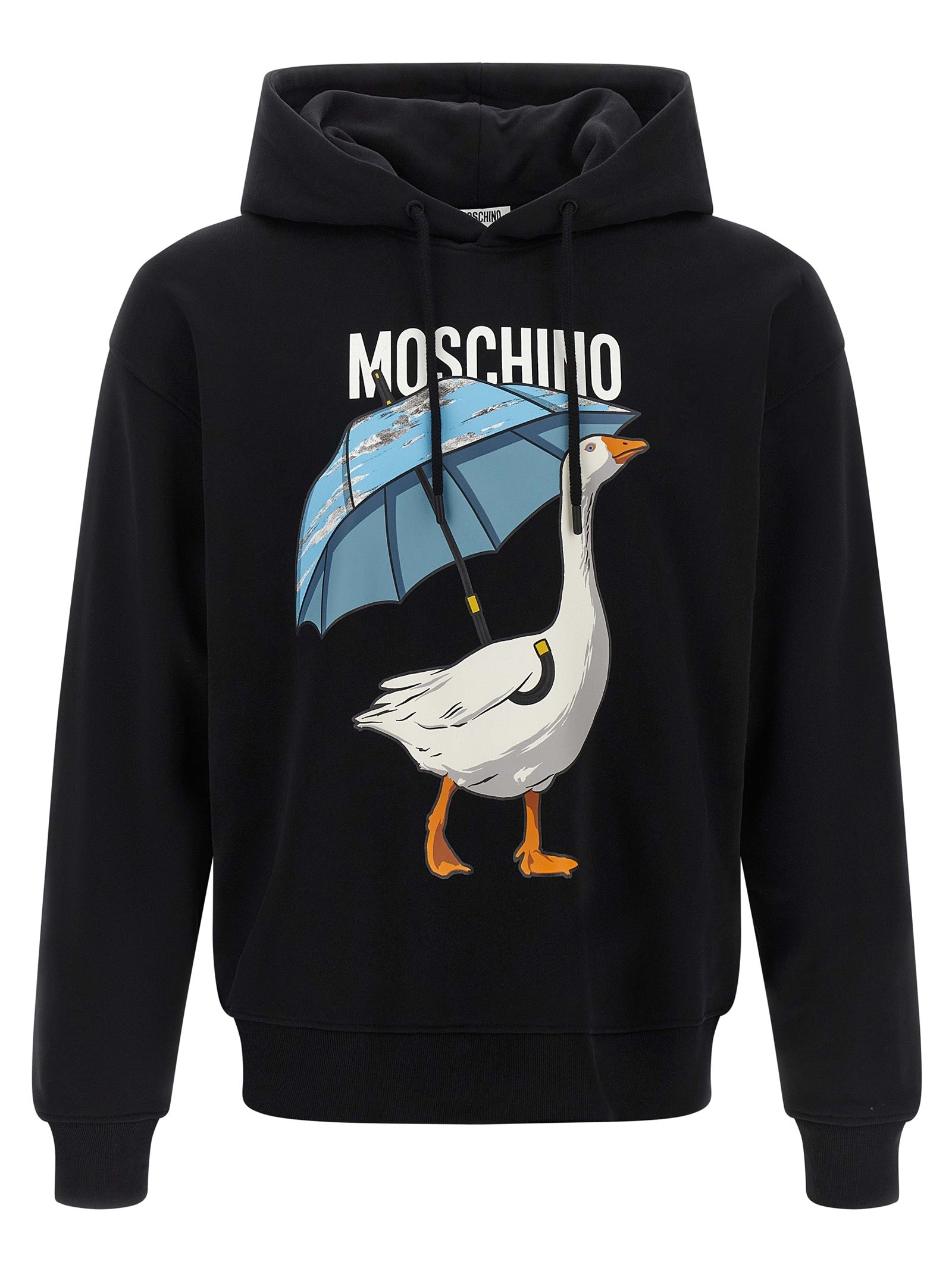 Moschino Black Cotton Sweatshirt Moschino