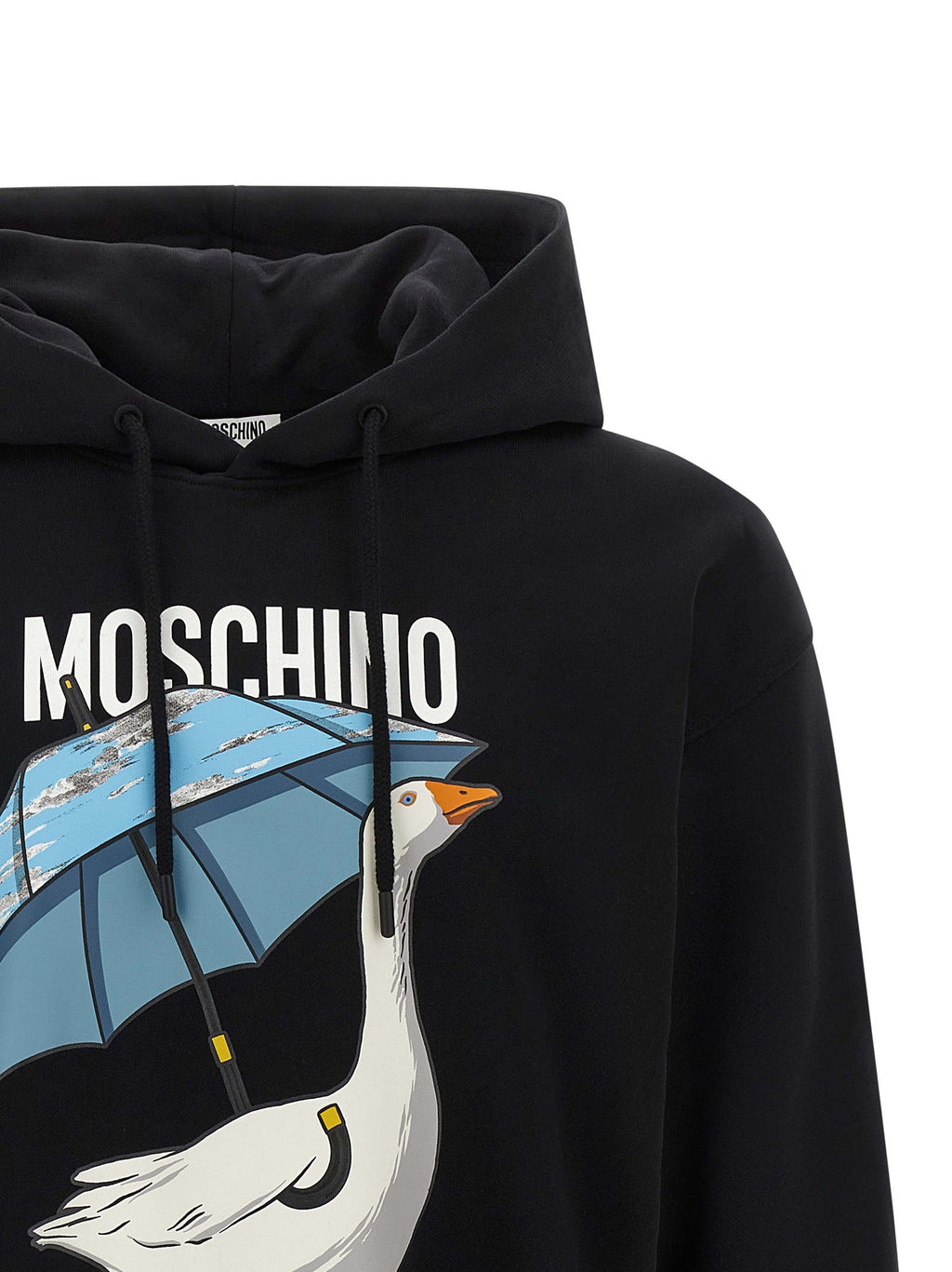 Moschino Black Cotton Sweatshirt Moschino