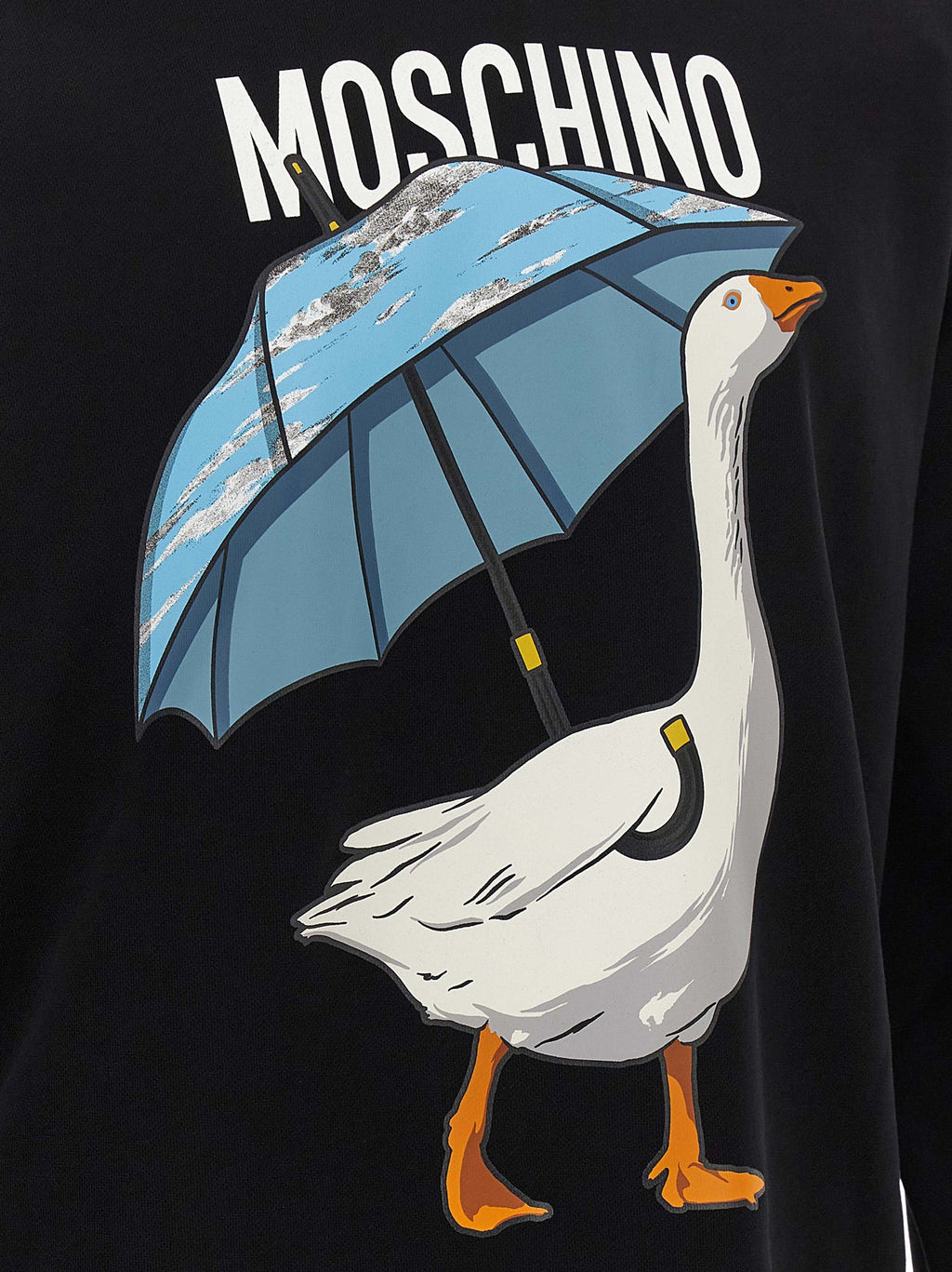 Moschino Black Cotton Sweatshirt Moschino