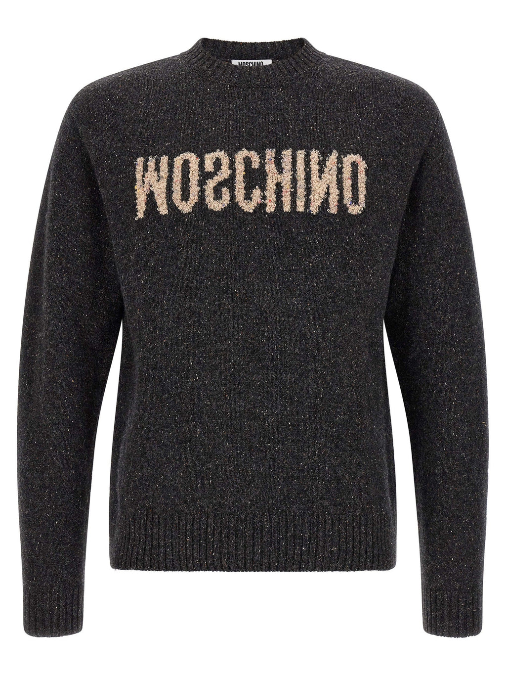 Moschino Gray Wool Cardigan