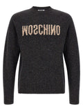 Moschino Gray Wool Cardigan